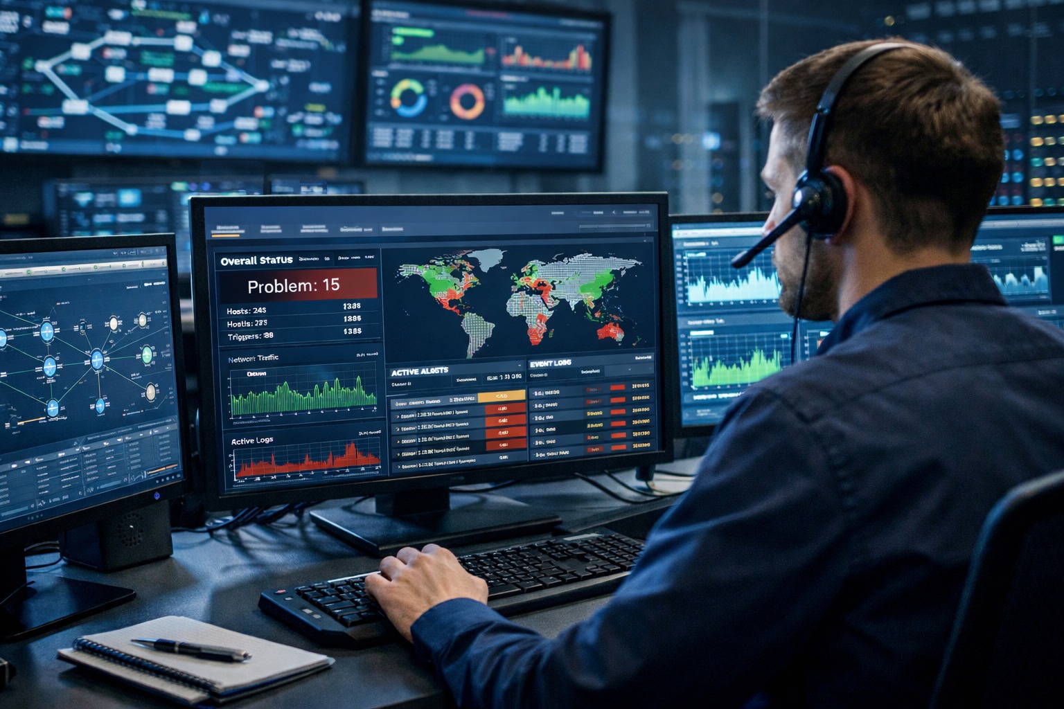 Panel de métricas y dashboards